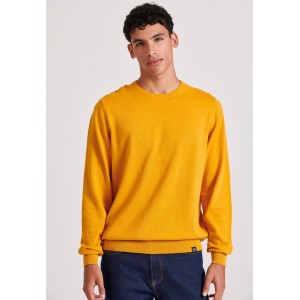 Funky Buddha Ανδρικό Πλεκτό Με Λαιμόκοψη (FBM010-001-09-YELLOW-MUSTARD-M)