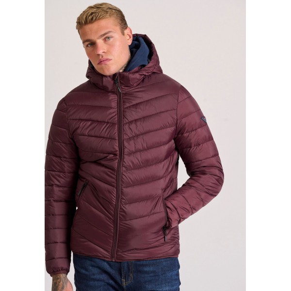 Funky Buddha Μπουφάν Puffer Ανδρικό (FBM010-002-01-BORDEAUX)