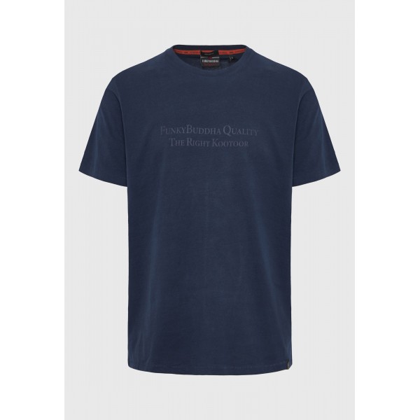 Funky Buddha T-Shirt Ανδρικό (FBM010-004-04-NAVY)