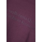 Funky Buddha Ανδρικό Κοντομάνικο T-Shirt Μωβ