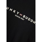 Funky Buddha Ανδρική Μακρυμάνικη Μπλούζα Μαύρη