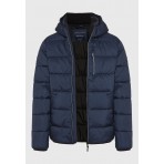 Funky Buddha Ανδρικό Φουσκωτό Μπουφάν (FBM010-006-01-NAVY-MEL)