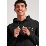 Funky Buddha Ανδρικό Φούτερ Με Κουκούλα (FBM010-006-06-BLACK)