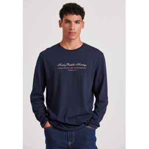 Funky Buddha Ανδρική Μπλούζα Μακρύ Μανίκι (FBM010-006-07-NAVY)