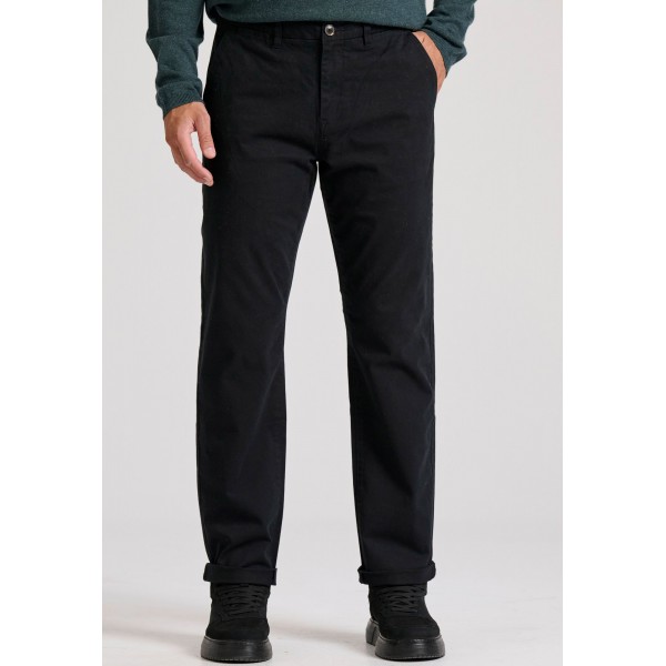 Funky Buddha Παντελόνι Chino Ανδρικό (FBM010-007-02-BLACK)