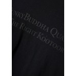 Funky Buddha Ανδρική Μακρυμάνικη Μπλούζα Μαύρη