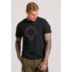 Funky Buddha Ανδρικό T-Shirt Μαύρο