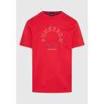 Funky Buddha Ανδρικό T-Shirt Κόκκινο