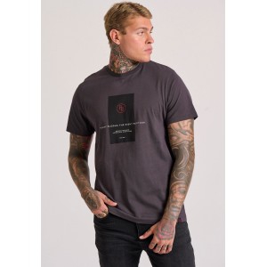 Funky Buddha T-Shirt Ανδρικό (FBM010-015-04-ANTHRACITE)