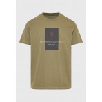 Funky Buddha Ανδρικό T-Shirt Κοντομάνικο Χακί