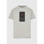 Funky Buddha Ανδρικό T-Shirt Κοντομάνικο Γκρι