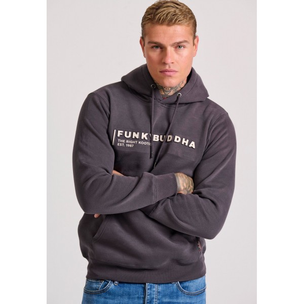 Funky Buddha Hoodie Ανδρικό (FBM010-015-06-ANTHRACITE)