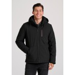 Funky Buddha Ανδρικό Μπουφάν Softshell Μαύρο