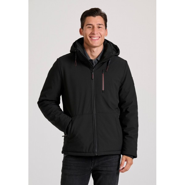 Funky Buddha Ανδρικό Μπουφάν Softshell (FBM010-018-01-BLACK)