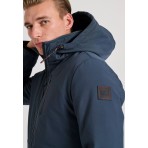 Funky Buddha Ανδρικό Μπουφάν Softshell Μπλε