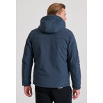 Funky Buddha Ανδρικό Μπουφάν Softshell Μπλε