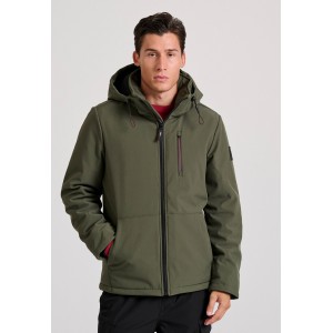 Funky Buddha Ανδρικό Μπουφάν Softshell (FBM010-018-01-DK-GREEN)