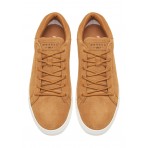 Funky Buddha Ανδρικά Suede Sneakers Κάμελ, Λευκά