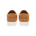 Funky Buddha Ανδρικά Suede Sneakers Κάμελ, Λευκά