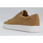 Funky Buddha Ανδρικά Suede Sneakers Κάμελ, Λευκά