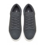 Funky Buddha Ανδρικά Suede Sneakers Γκρι Σκούρα