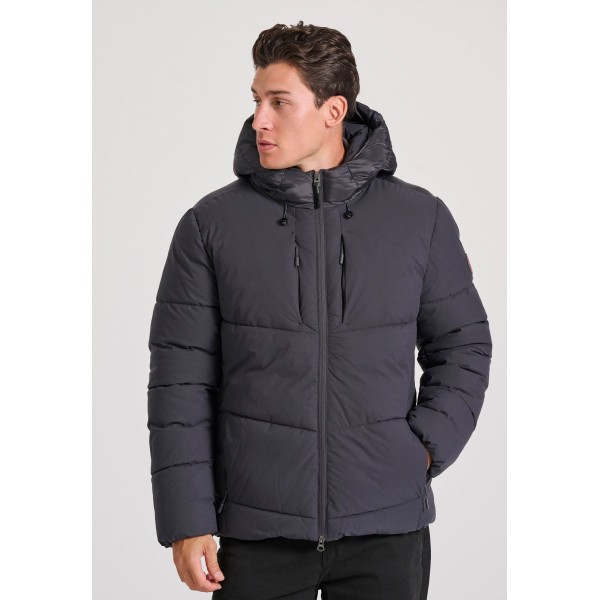 Funky Buddha Μπουφάν Puffer Ανδρικό (FBM010-032-01-ANTHRACITE)