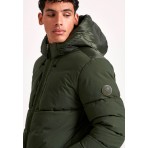 Funky Buddha Ανδρικό Casual Τζάκετ (FBM010-032-01-KHAKI)