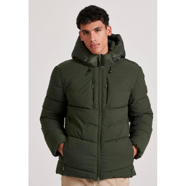 Funky Buddha Μπουφάν Puffer Ανδρικό (FBM010-032-01-KHAKI)