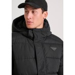 Funky Buddha Ανδρικό Puffer Μπουφάν Μαύρο