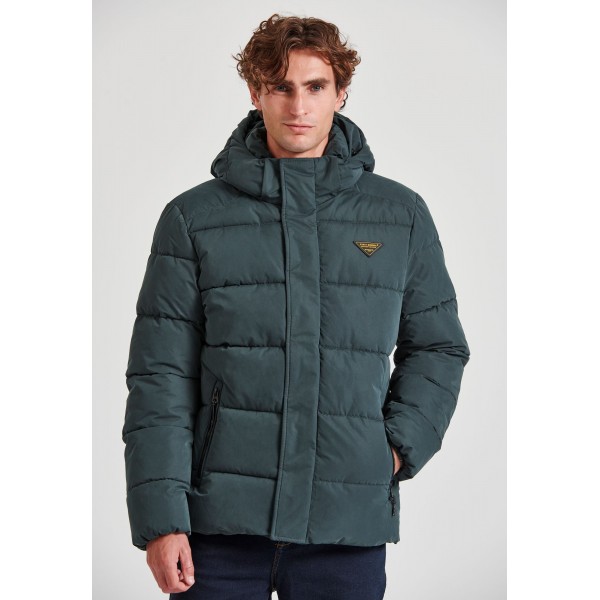 Funky Buddha Μπουφάν Puffer Ανδρικό (FBM010-034-01-FOREST-GREEN)