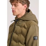 Funky Buddha Ανδρικό Casual Τζάκετ (FBM010-050-01-KHAKI)