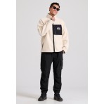 Funky Buddha Ανδρική Ζακέτα Φούτερ (FBM010-056-06-OFF-WHITE)