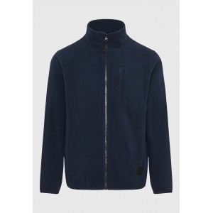 Funky Buddha Ανδρική Fleece Ζακέτα (FBM010-060-06-NAVY)