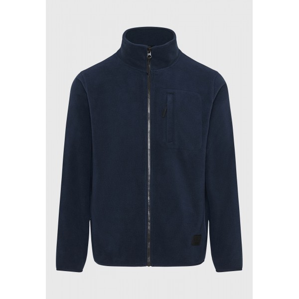 Funky Buddha Ζακέτα Fleece Ανδρική (FBM010-060-06-NAVY)