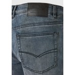 Funky Budda Ανδρικό Τζιν Παντελόνι Τapered Fit Washed Γκρι