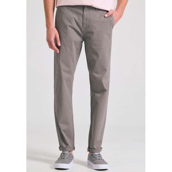 Funky Buddha Παντελόνι Chino Ανδρικό (FBM011-001-02-GREY)