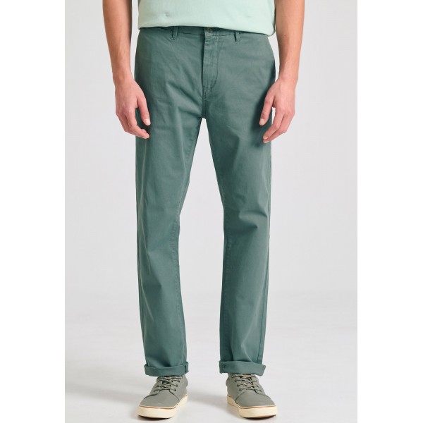 Funky Buddha Παντελόνι Chino Ανδρικό (FBM011-001-02-MINERAL-GREEN)