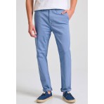 Funky Buddha The Essentials Ανδρικό Παντελόνι Chino Γαλάζιο