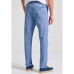 Funky Buddha The Essentials Ανδρικό Παντελόνι Chino Γαλάζιο