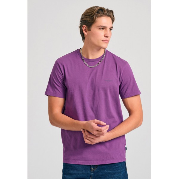 Funky Buddha T-Shirt Ανδρικό (FBM011-001-04-MD-PLUM)