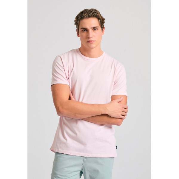 Funky Buddha T-Shirt Ανδρικό (FBM011-001-04-PINK-SORBET)