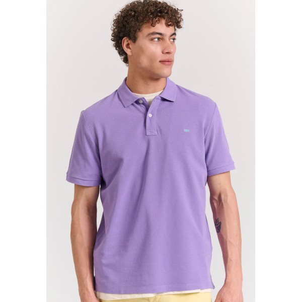 Funky Buddha Polo Ανδρικό (FBM011-001-11-DAHLIA-PURPLE)