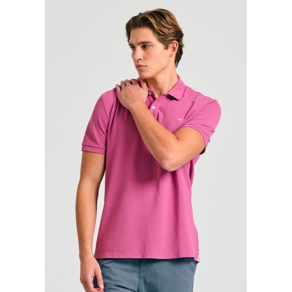 Funky Buddha Polo Ανδρικό (FBM011-001-11-DRY-ROSE)