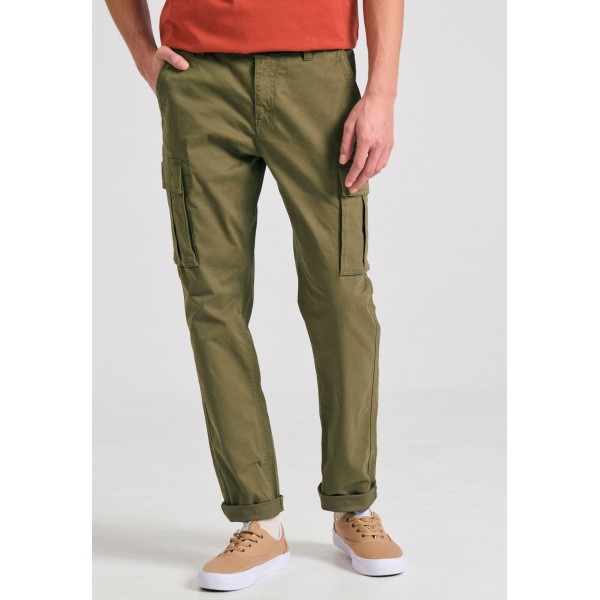 Funky Buddha Παντελόνι Cargo Ανδρικό (FBM011-002-02-KHAKI)