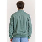 Funky Buddha Ανδρικό Bomber Jacket Πράσινο