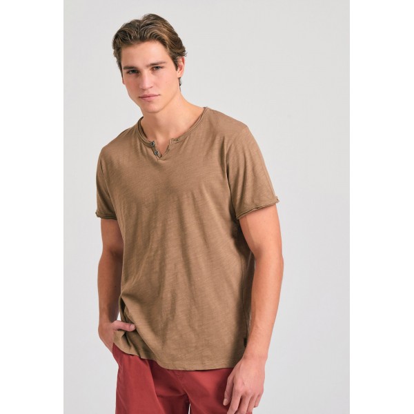 Funky Buddha T-Shirt Ανδρικό (FBM011-004-04-HAZELNUT)