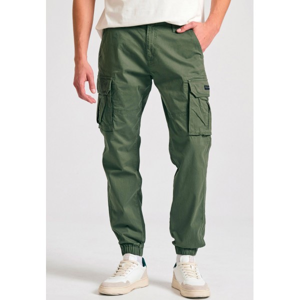 Funky Buddha Παντελόνι Cargo Ανδρικό (FBM011-030-02-DUSTY-GREEN)