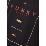 Funky Buddha Ανδρικό Κοντομάνικο T-Shirt Ανθρακί