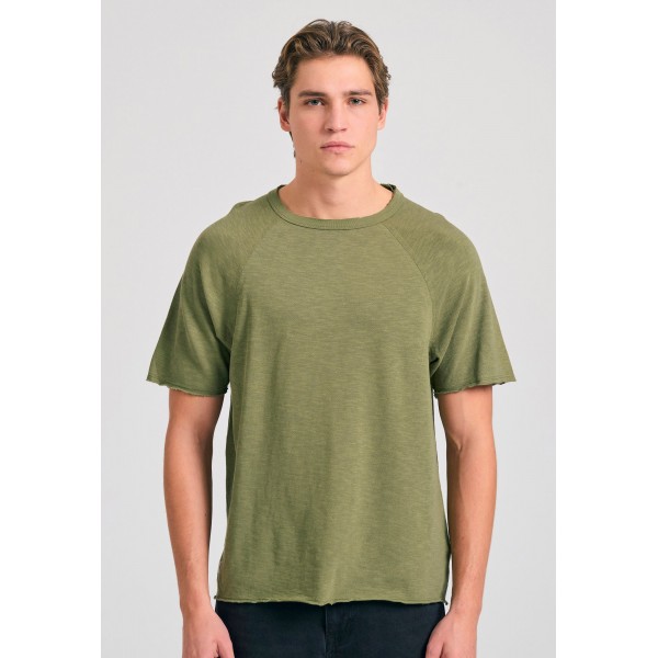 Funky Buddha Ανδρική Μπλούζα Κοντό Μανίκι Basic (FBM011-344-04-HUNTER-GREEN)