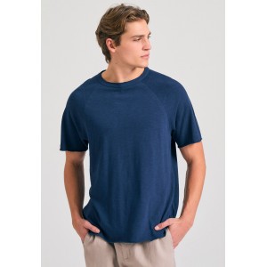 Funky Buddha Ανδρική Μπλούζα Κοντό Μανίκι Basic (FBM011-344-04-NAVY)